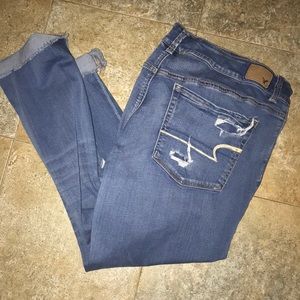american eagle super super stretch jeggings